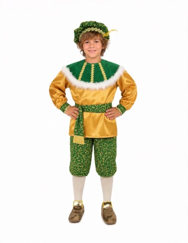 Costume de Page Gaspard Nouveau | Costumes pour Enfants Le Roi du Carnaval